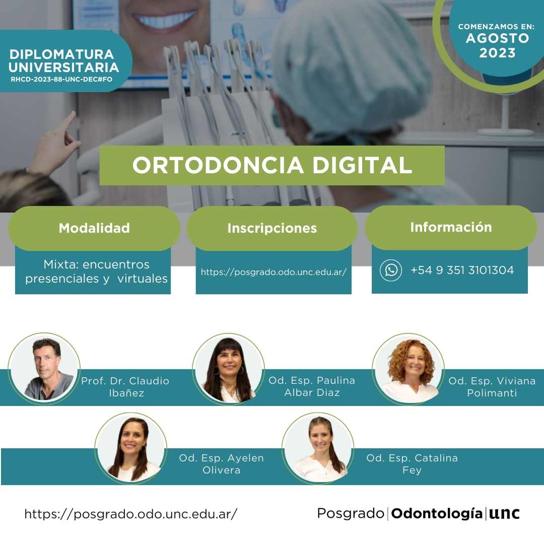 Diplomatura universitaria en ortodoncia digital.